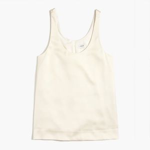 J.Crew Satin Crepe Scoopneck Tank
